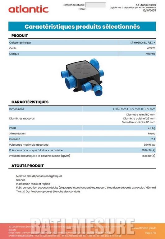 BATI-MESURE exemple de calcul d'un DIMENSIONNEMENT ventilation Page3 BATI-MESURE exemple de calcul d'un DIMENSIONNEMENT ventilation Page3