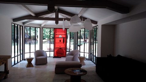 Essai infiltrométrie chateau du BUC |BATI-MESURE