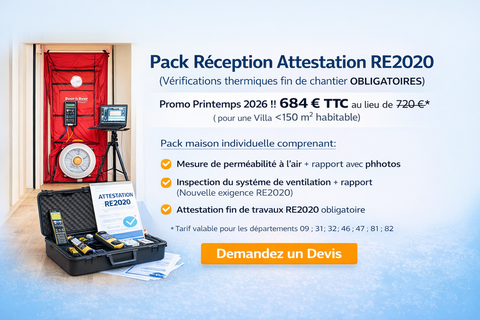 Infiltrométrie Rénovation BATI-MESURE